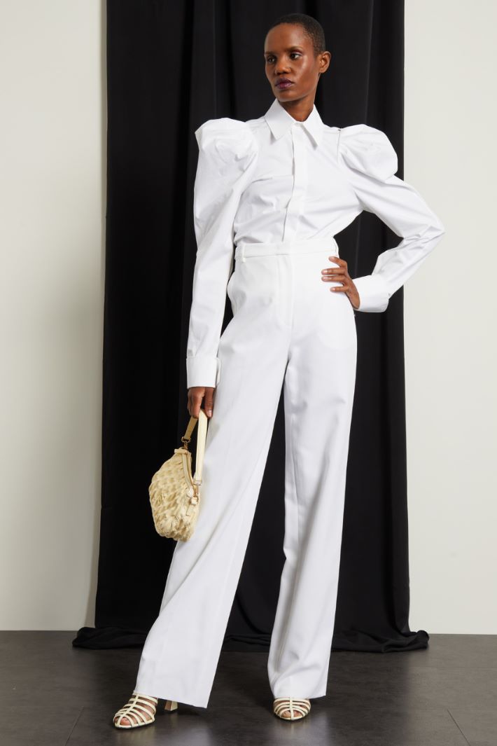 Camicia con maniche a sbuffo Fashion Market