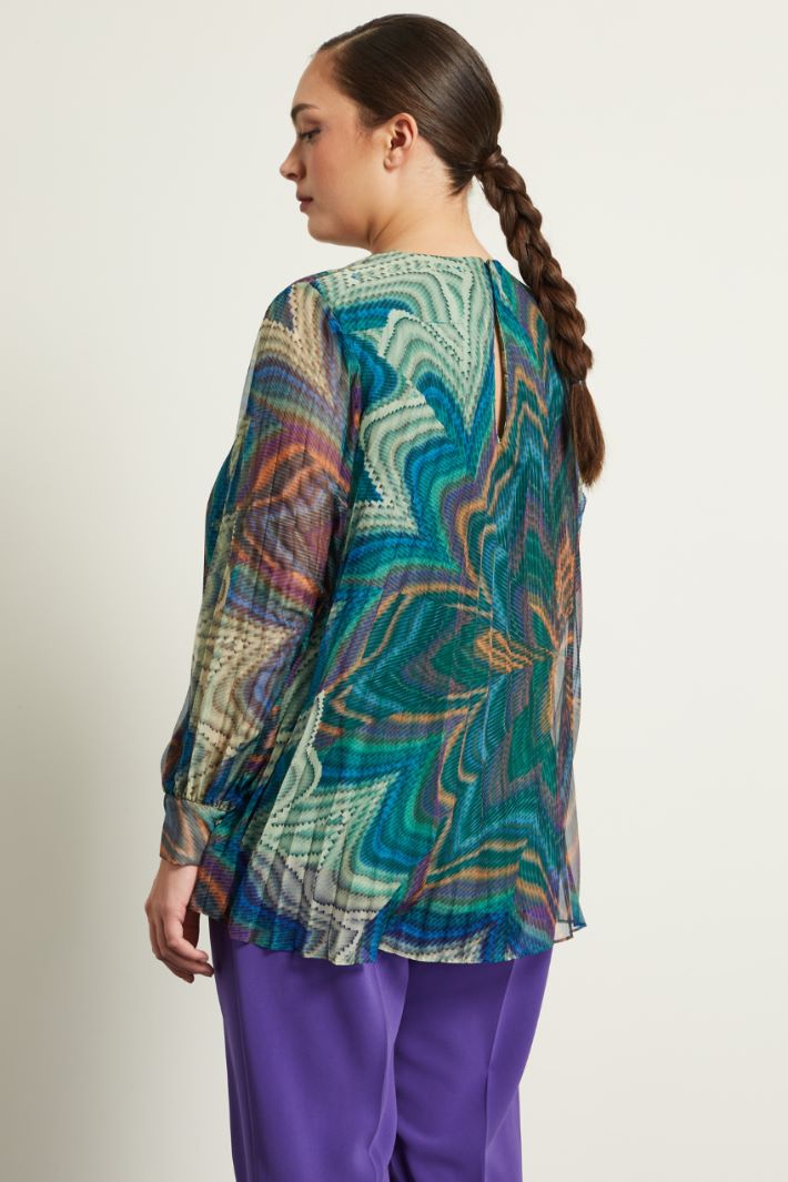 Blusa in plissè Fashion Market