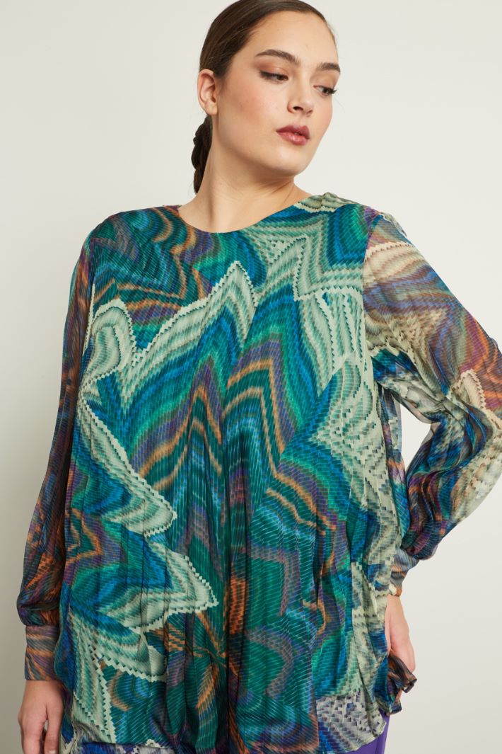 Blusa in plissè Fashion Market