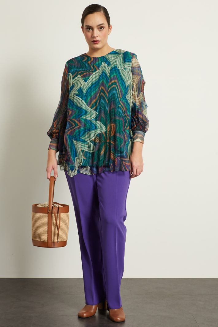 Blusa in plissè Fashion Market