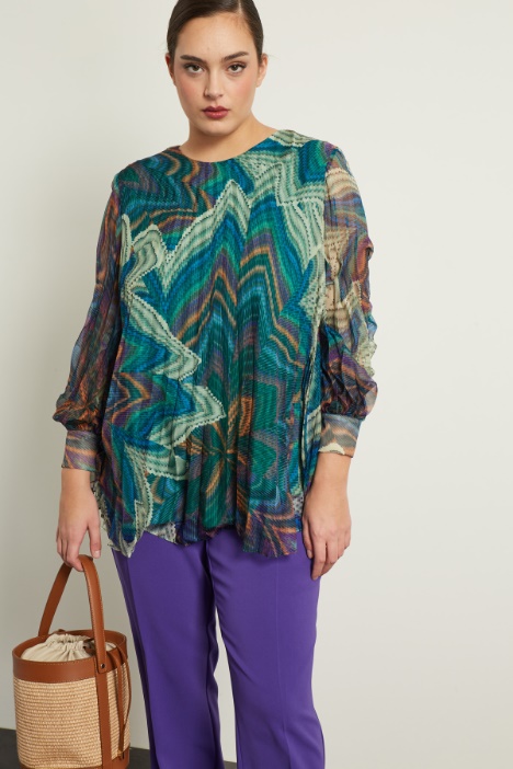 Blusa in plissè Fashion Market