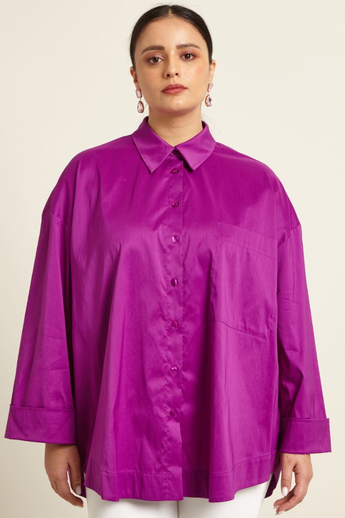 Camicia in raso di cotone Fashion Market