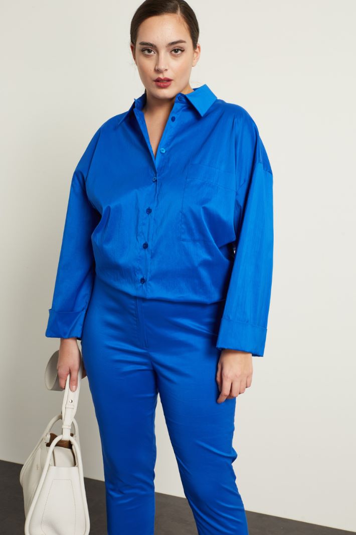 Camicia in raso di cotone Fashion Market