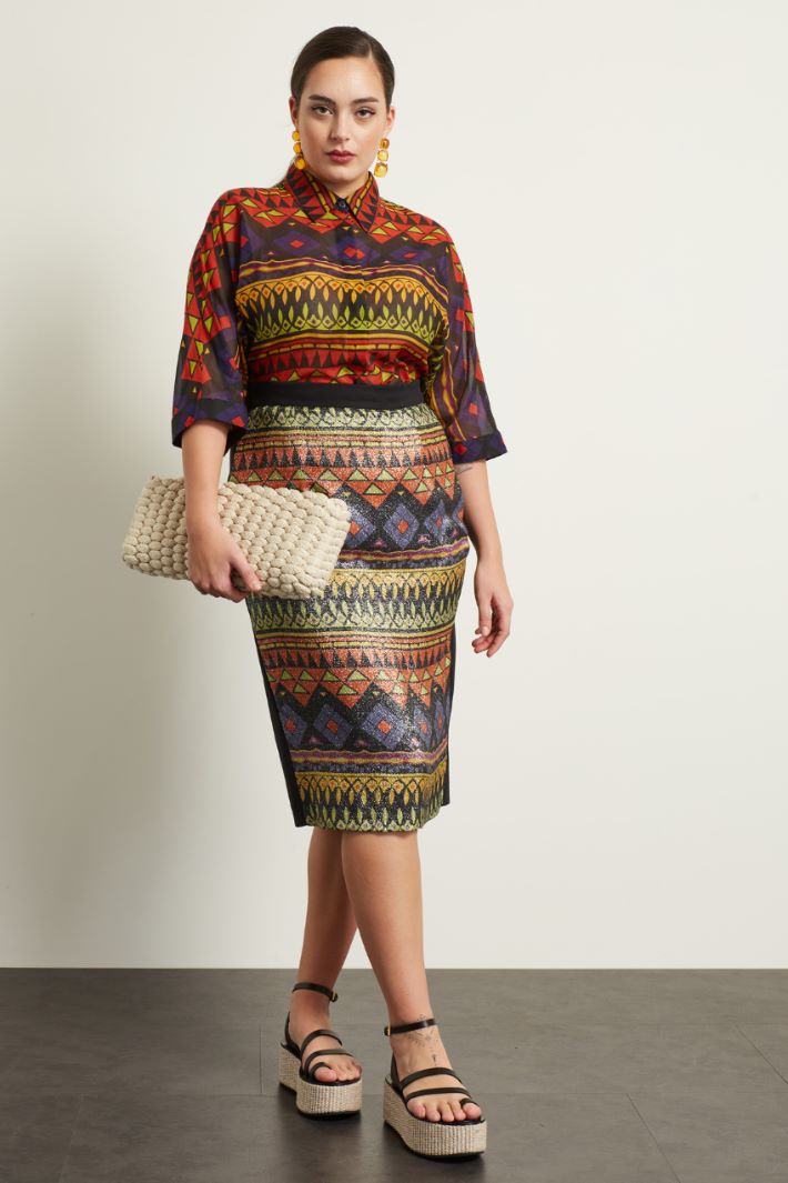 Casacca con spacchetti stondati Fashion Market