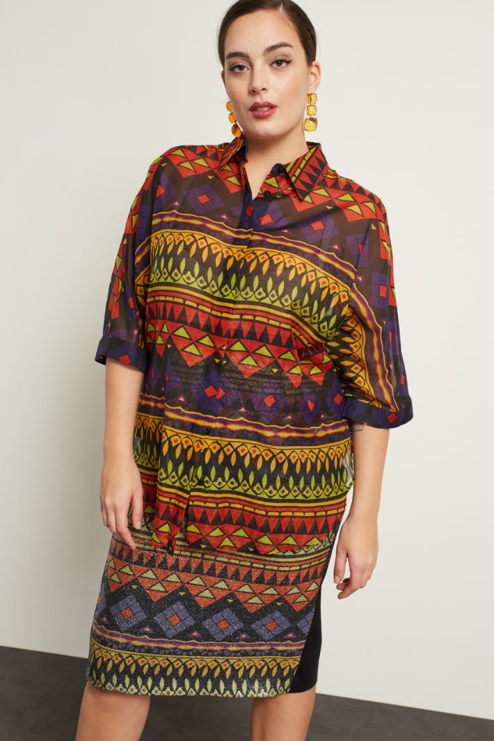 Casacca con spacchetti stondati Fashion Market