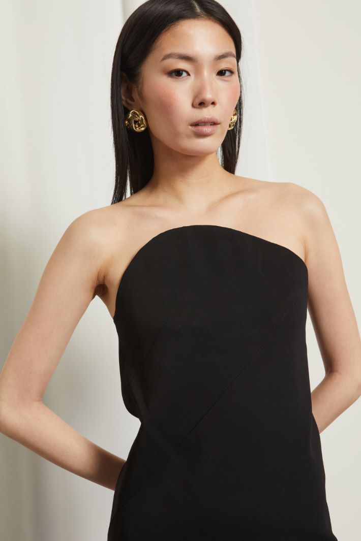 Abito lungo in viscosa  Fashion Market