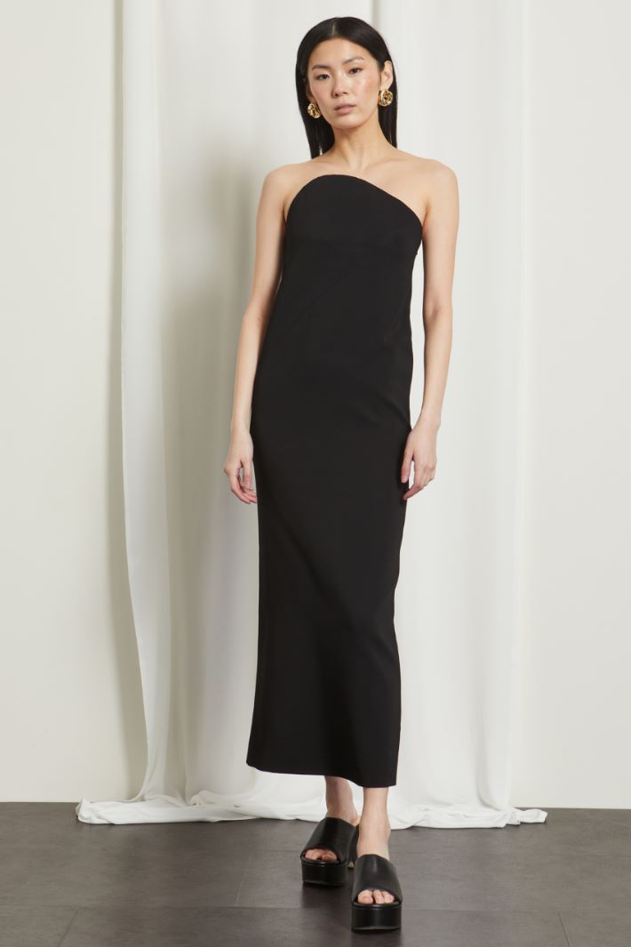 Abito lungo in viscosa  Fashion Market