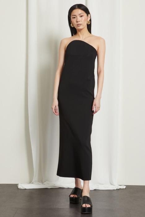 Abito lungo in viscosa  Fashion Market