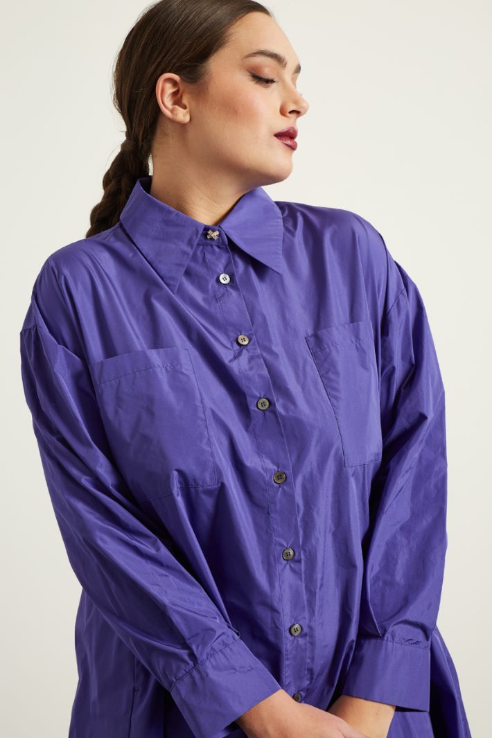 Abito chemisier in taffetà Fashion Market