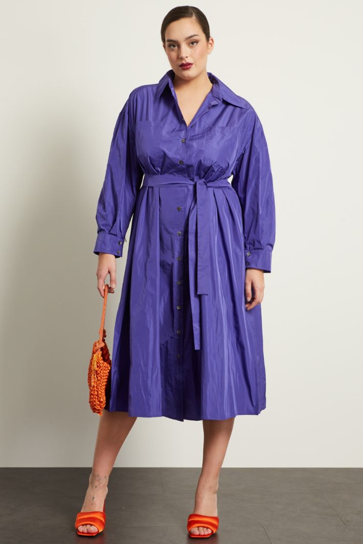 Abito chemisier in taffetà Fashion Market