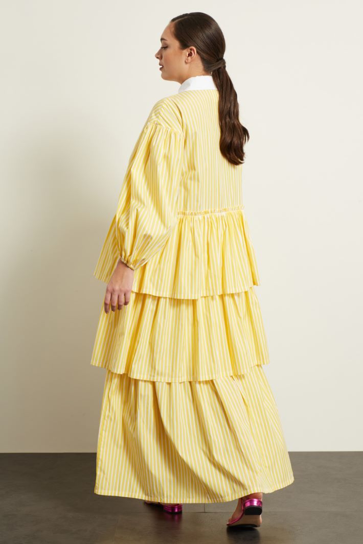 Abito chemisier con balze Fashion Market