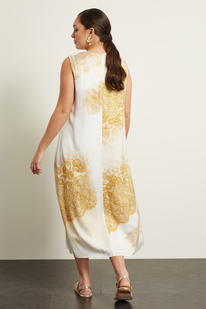 Abito in raso stampato Fashion Market Abito in raso stampato Fashion Market