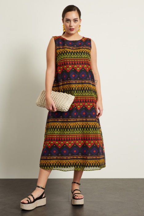 Abito in voile stampato Fashion Market