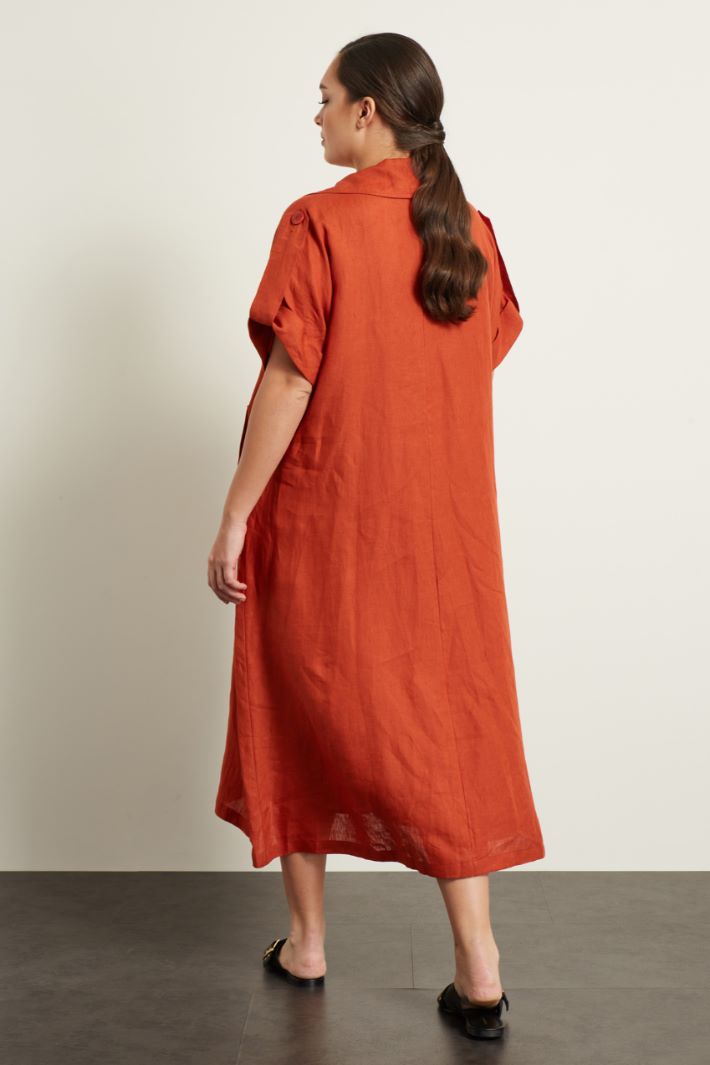 Abito doppiopetto in lino Fashion Market