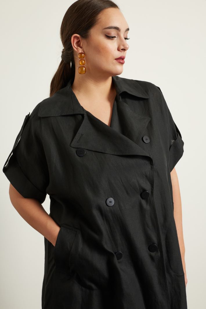 Abito doppiopetto in lino Fashion Market