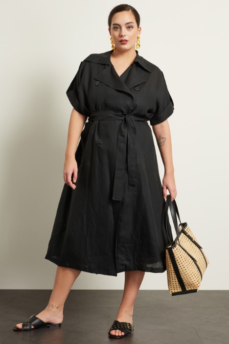 Abito doppiopetto in lino Fashion Market