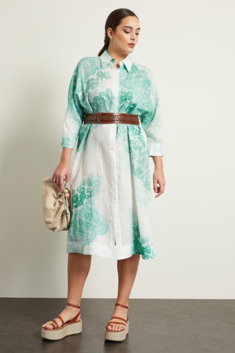 Chemisier con spacchi al fondo  Fashion Market