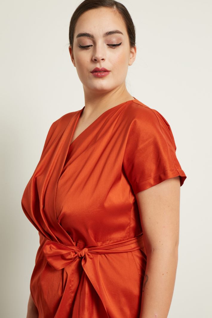 Abito a portafoglio in cotone Fashion Market