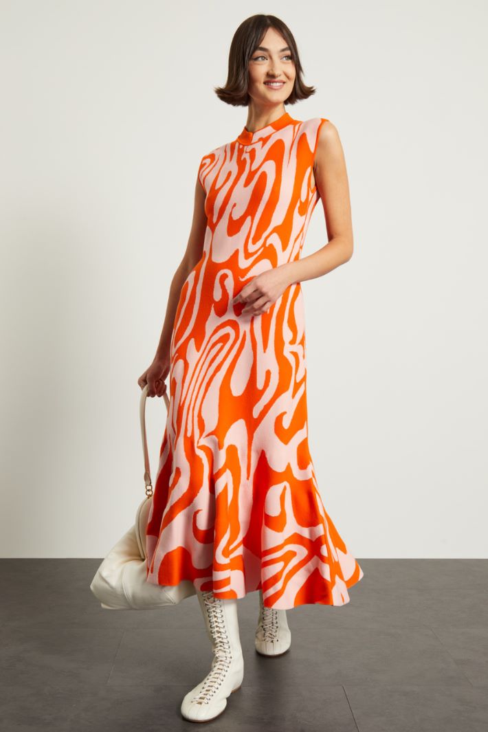 Abito a sirena in maglia Fashion Market