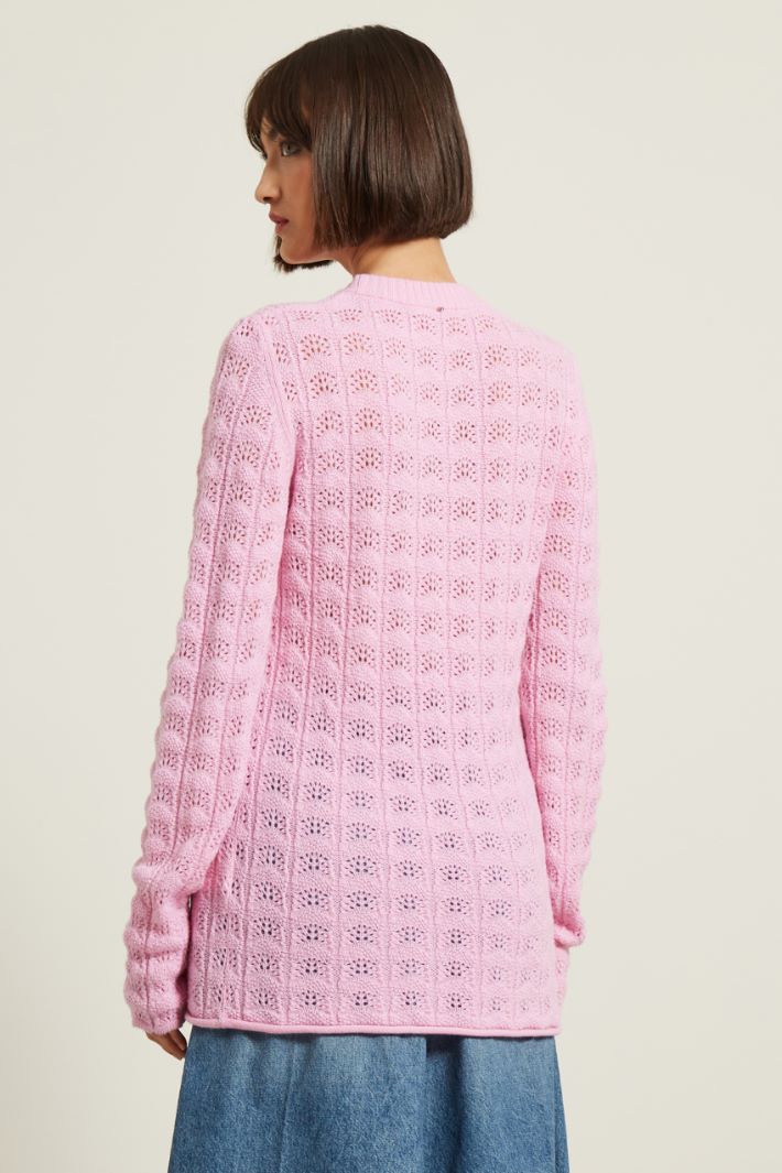 Maglia con motivo traforato Fashion Market Maglia con motivo traforato Fashion Market