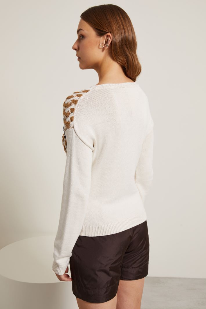 Maglia con lavorazione ondulata Fashion Market