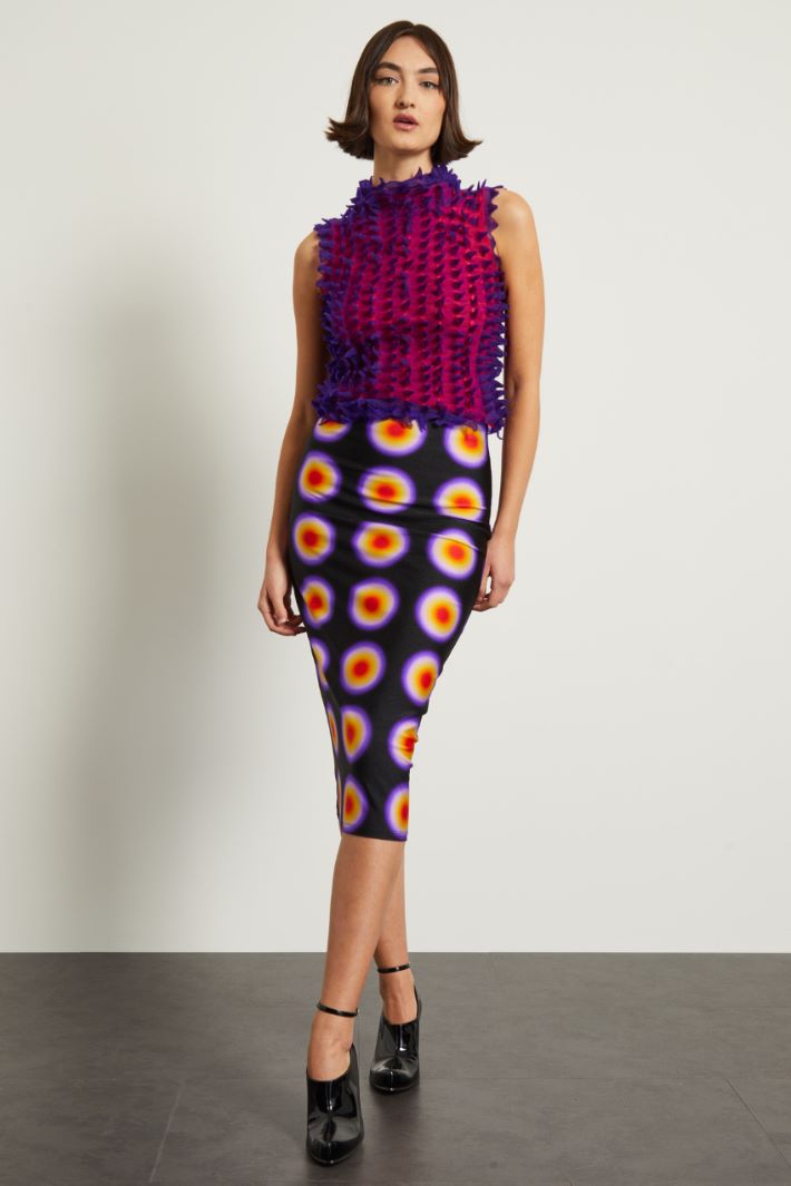 Top con lavorazione a rilievo Fashion Market