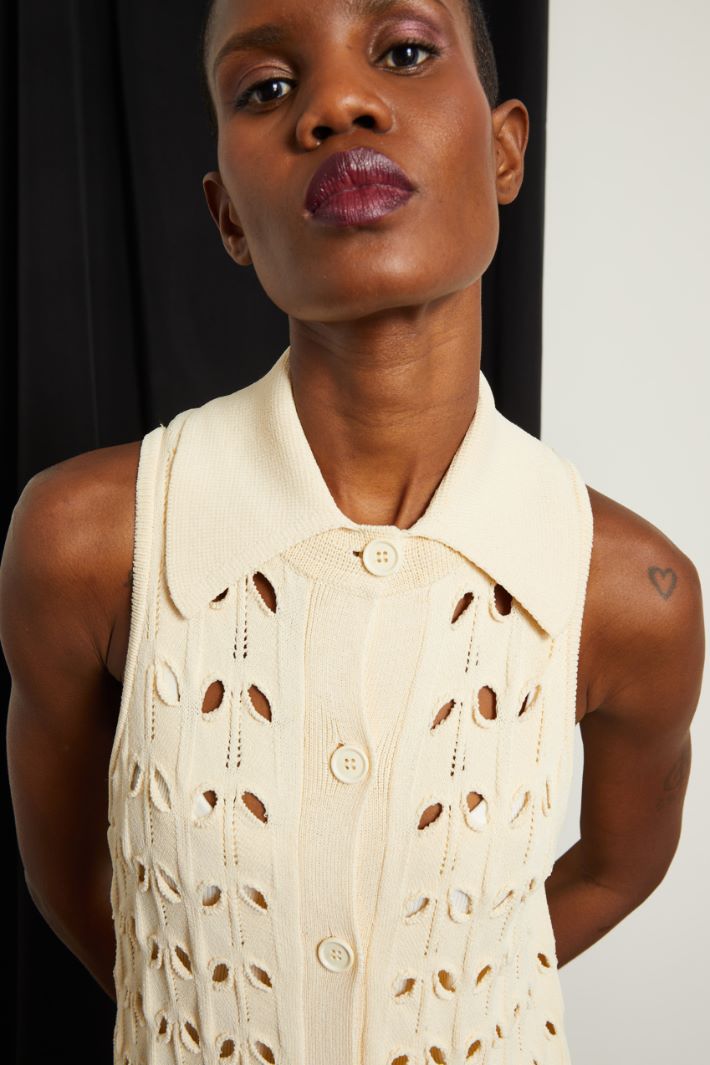 Abito in maglia traforata Fashion Market