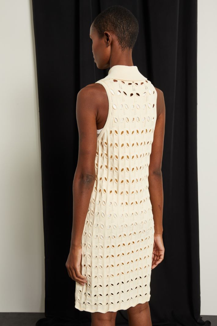 Abito in maglia traforata Fashion Market