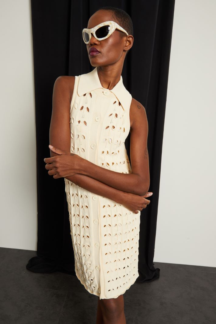 Abito in maglia traforata Fashion Market