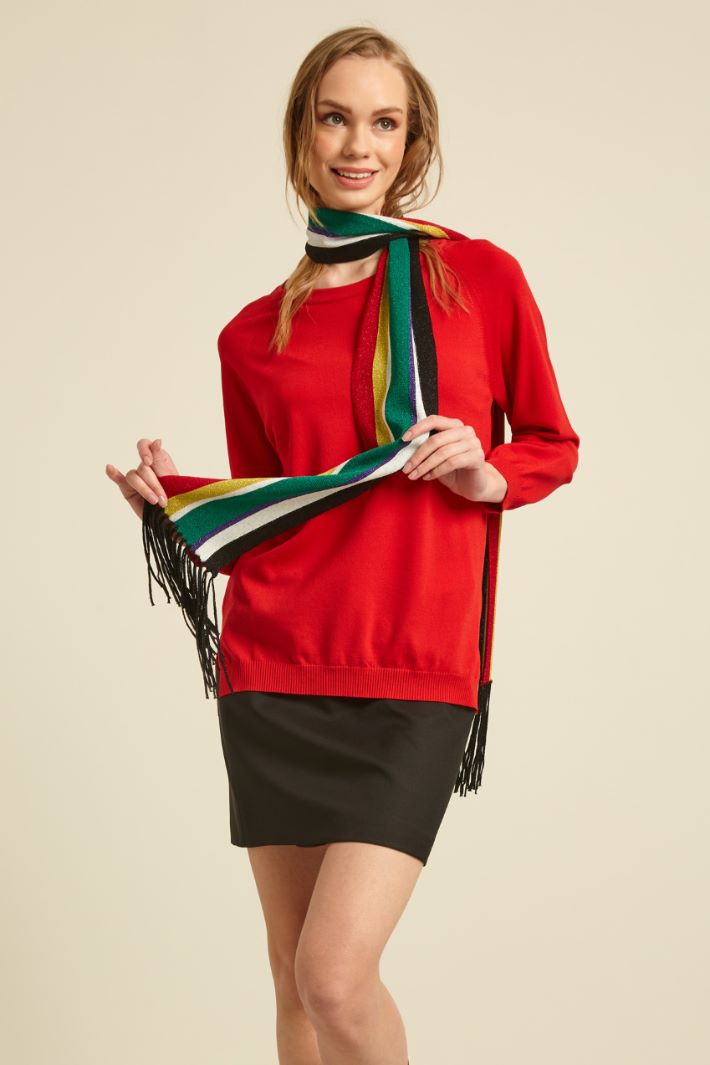 Sciarpa in filato lurex Fashion Market