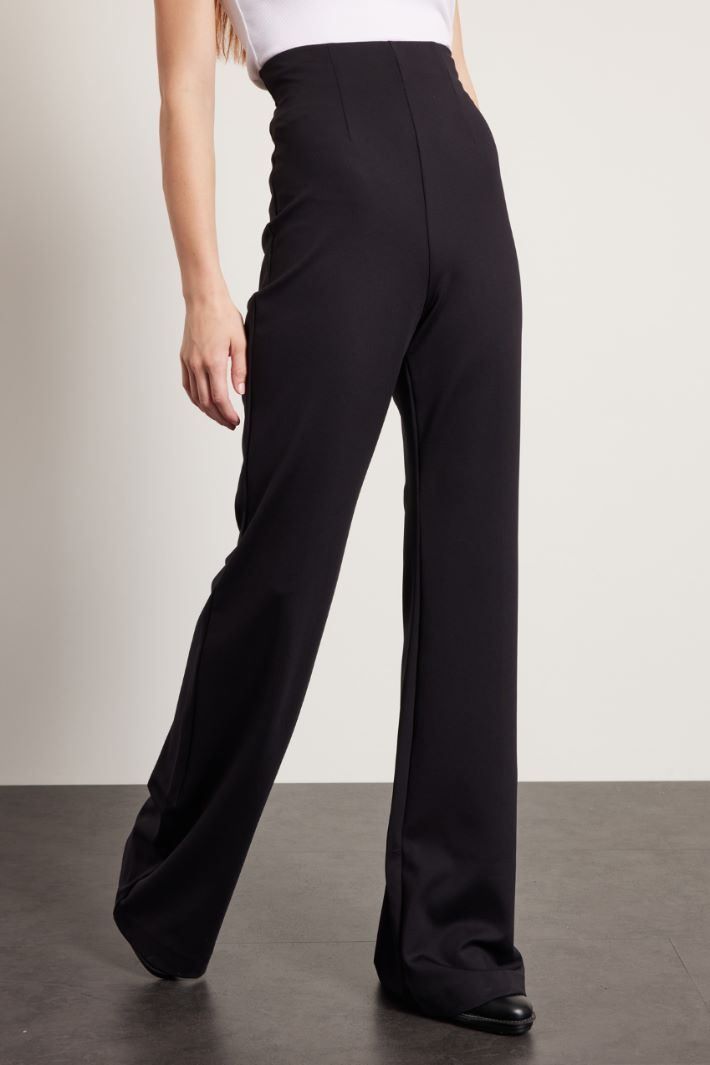 Pantaloni a palazzo in jersey Fashion Market