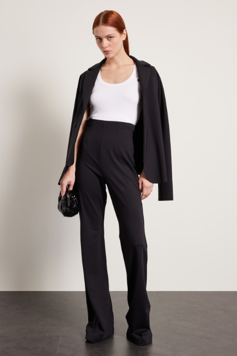 Pantaloni a palazzo in jersey Fashion Market