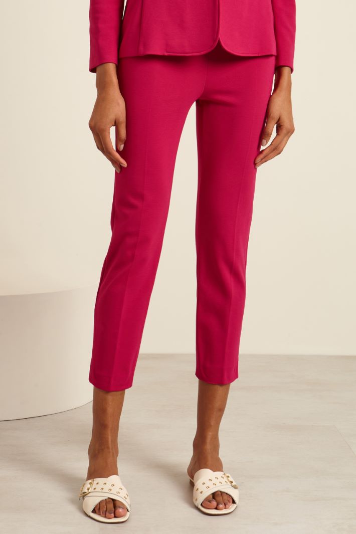 Pantaloni slim in jersey Fashion Market