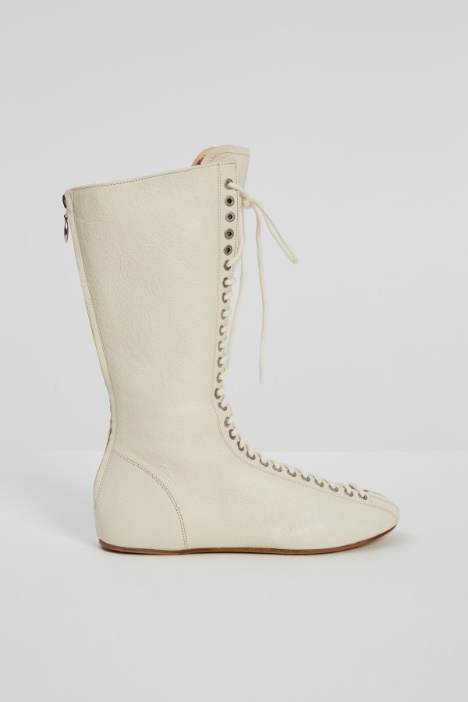 Stivali con lacci Fashion Market