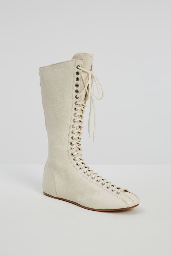 Stivali con lacci Fashion Market