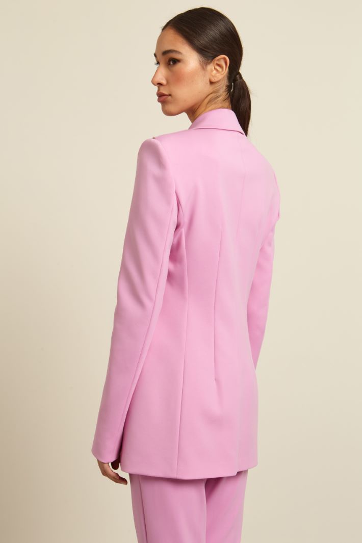 Blazer doppiopetto in jersey Fashion Market