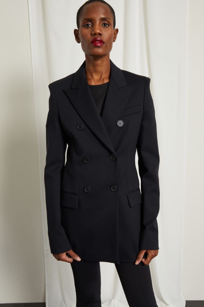 Blazer doppiopetto in jersey Fashion Market Blazer doppiopetto in jersey Fashion Market