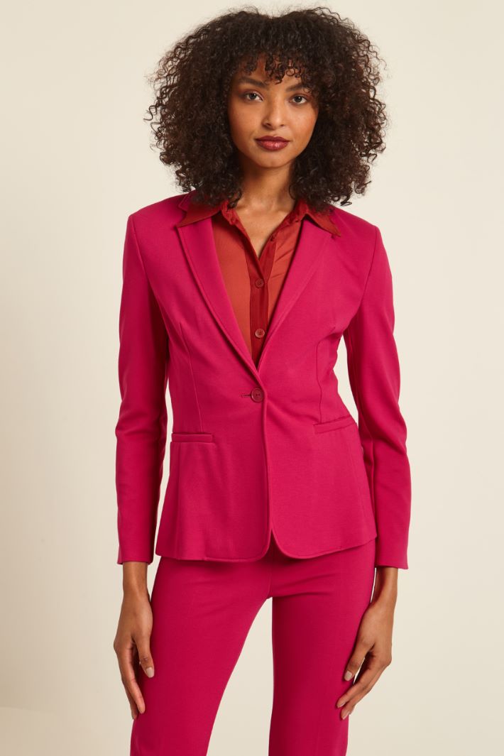 Blazer slim in jersey Fashion Market