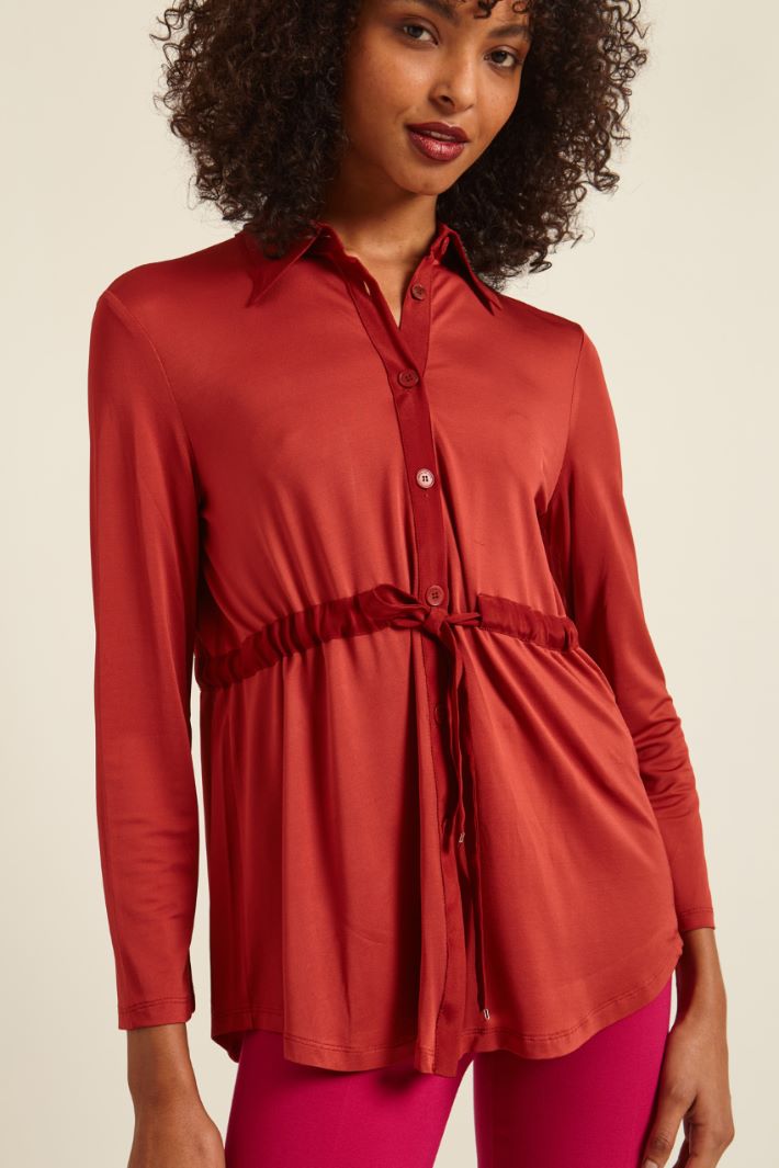 Casacca in jersey con coulisse Fashion Market