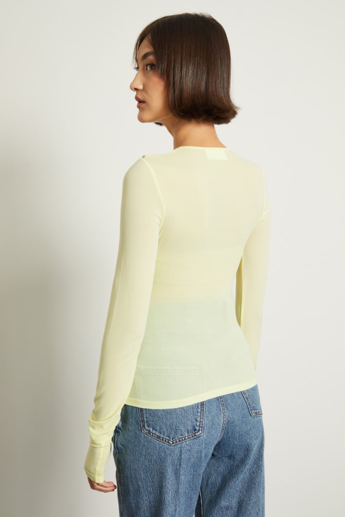 T-shirt aderente con stampa Fashion Market T-shirt aderente con stampa Fashion Market