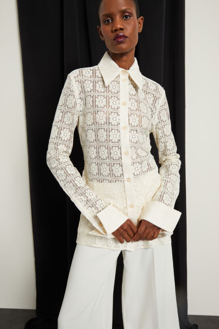Camicia in pizzo Fashion Market Camicia in pizzo Fashion Market