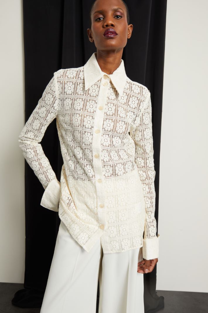 Camicia in pizzo Fashion Market Camicia in pizzo Fashion Market
