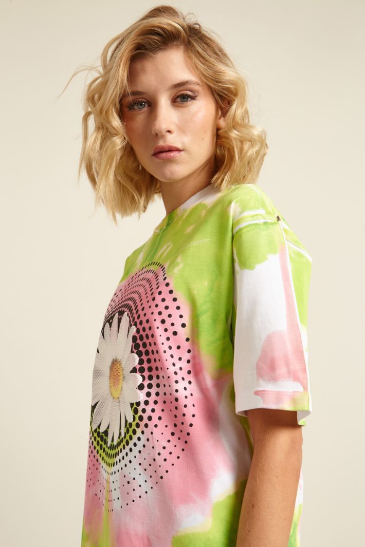 T-shirt con stampa a rilievo Fashion Market