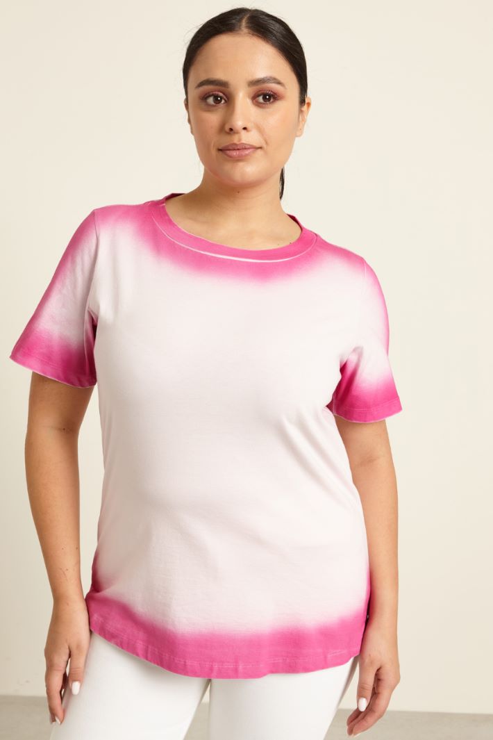 T-shirt con stampa areografata Fashion Market