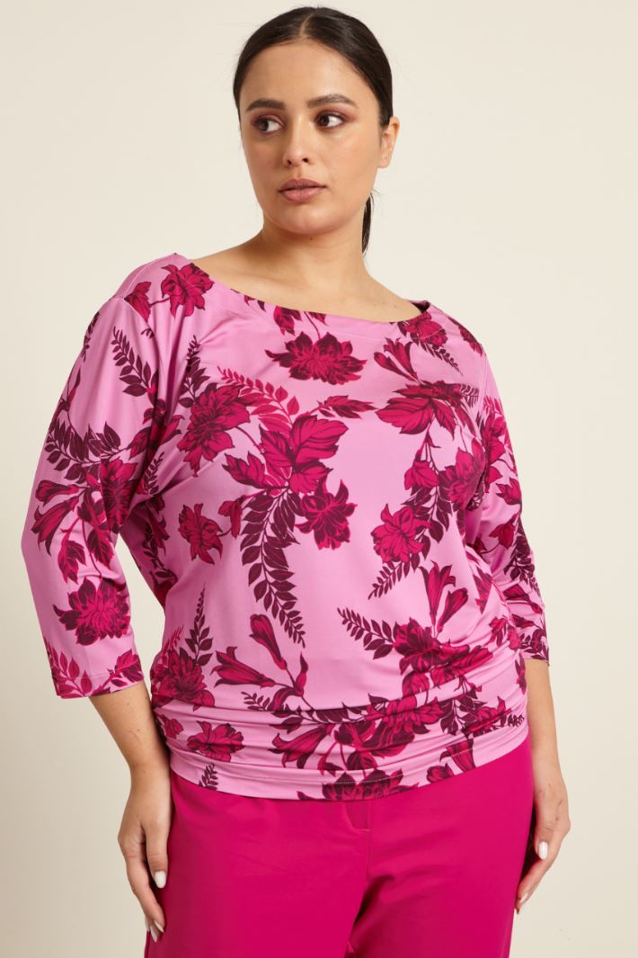 Blusa in jersey piquet Fashion Market