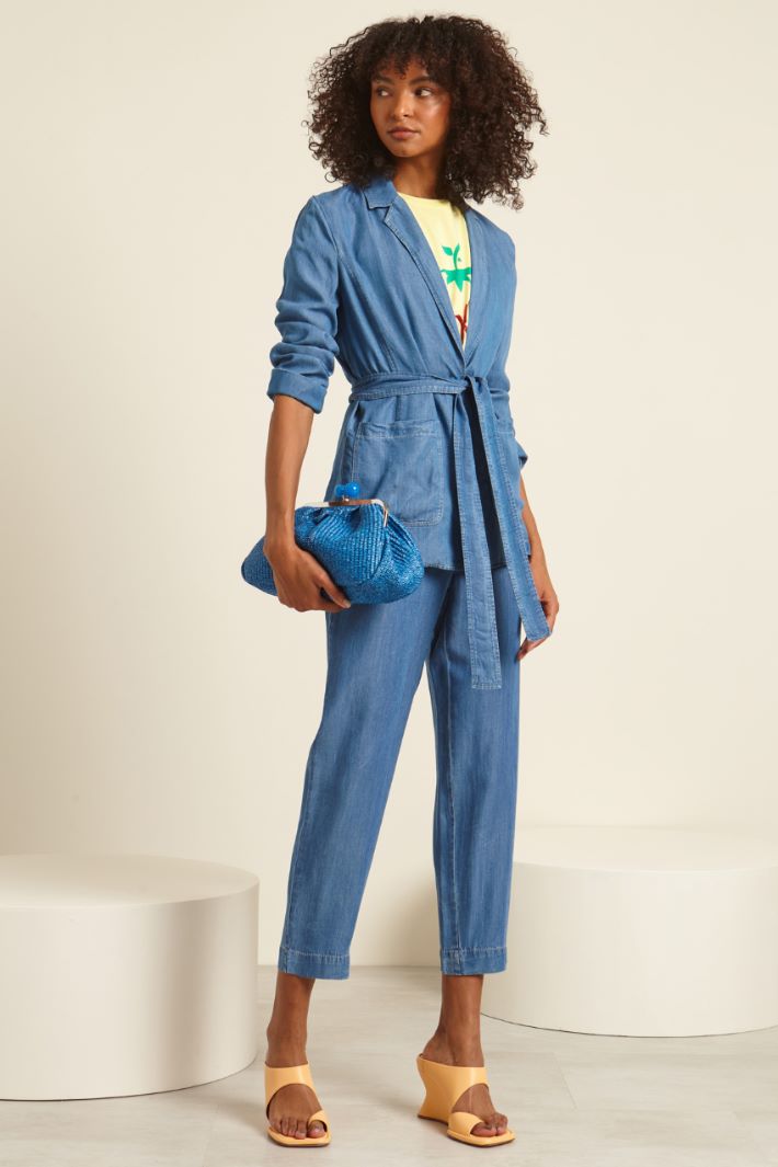 Giacca leggera effetto denim Fashion Market