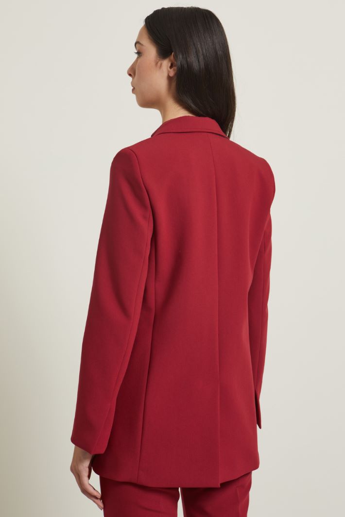 Blazer monopetto in viscosa Fashion Market