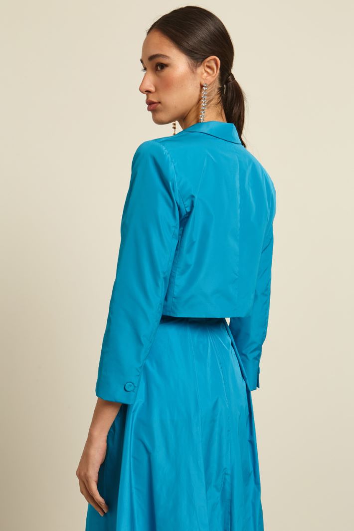 Blazer corto in taffetà Fashion Market Blazer corto in taffetà Fashion Market