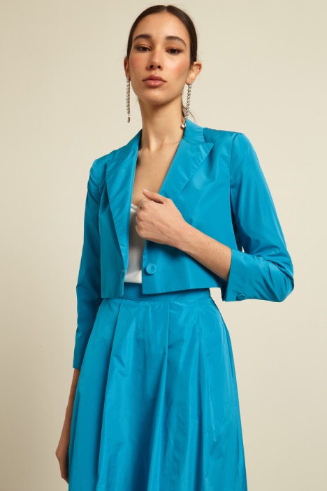 Blazer corto in taffetà Fashion Market