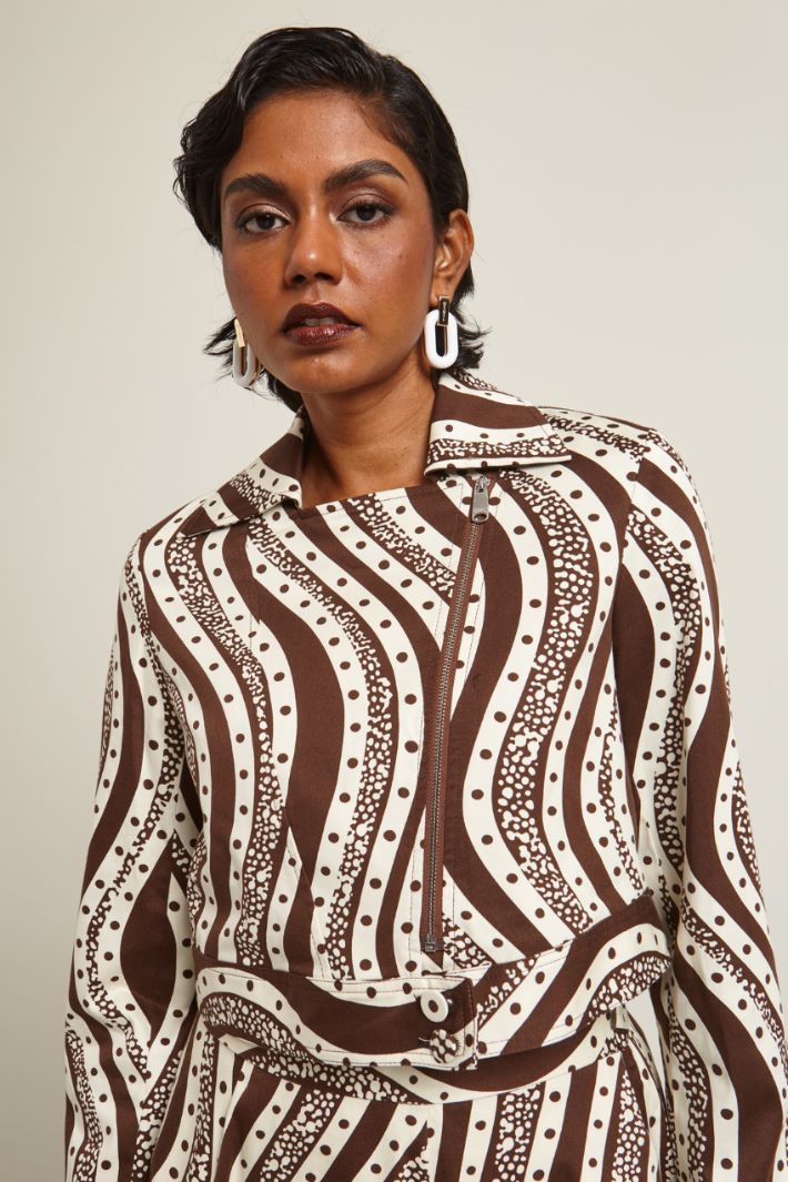 Giacca biker in cotone Fashion Market